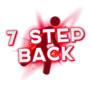 7 step back
