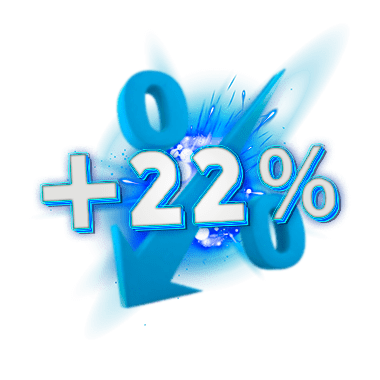 deposit bonus 22%